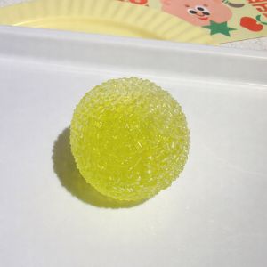 YUDESHUI 1pcs Không hồi phục Bóng bóp Cao su mềm Tạo Âm Thanh Chất độn Piñata Đầy màu sắc Giảm căng thẳng Đồ chơi giác quan Quà tặng