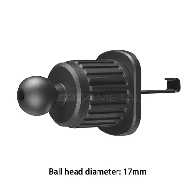 SEAMETAL Universal Car Air Vent Clip Mount 17mm Ball Head Base for Car Mobile Phone Holder Car Air Outlet Hook Car Phone Bracket Accessories