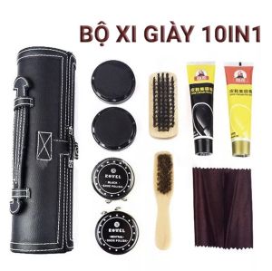 Bộ Xi ĐÁNH GIÀY CAO CẤP 10 MÓN BẢO VỆ VÀ LÀM SÁNG BÓNG ĐÔI GIÀY TÚI DA SANG TRỌNG