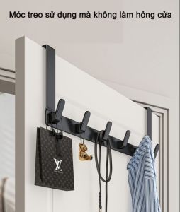 Móc Treo Đồ Thông Minh Không Khoan Lắp Không Làm Hỏng Cửa