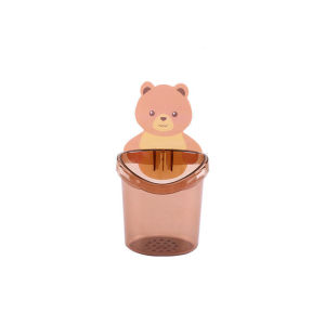 Ly Cốc Dán Tường Hình Gấu Nâu Đựng Bàn Chải Kem Đánh Răng Đồ Dùng Nhà Tắm-CA666