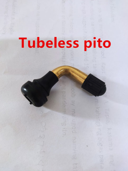 Tubeless Tire Angled Valve for Electric Scooter and Ebike Tubeless  tire Pito sa Gulong Lazada PH