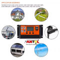 Photovoltaic Cell Panel Charger Regulator Timer Setting Solar Controler 12V 24V Battery Charge USB. 