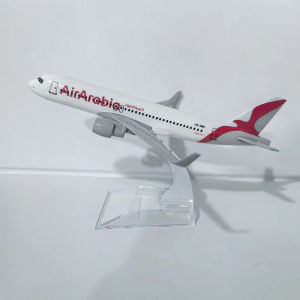 Mô hình máy bay Air Arabia Airbus 320 16cm Air 2025JASON TUTU máy bay kim loại đúc tỷ lệ 1/400