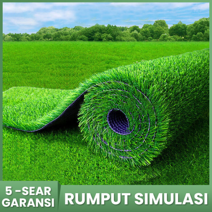 RUMPUT SINTETIS SWISS 3 CM UKURAN 200CM X 2500CM | Lazada Indonesia