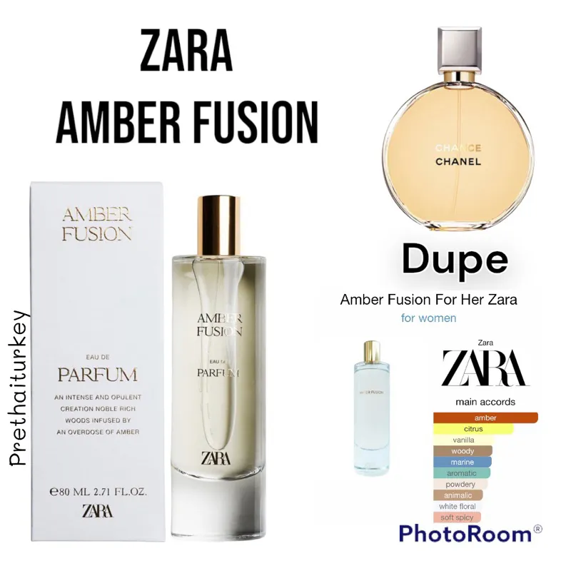 Zara Perfume Amber Fusion Dupe Amber Fusion For Her Zara Perfume A