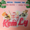 Decal Trang Trí Quán KEM Các Loại ✨ Hình Dán Kem Ốc Quế, Kem Que, Kem Ly, Kem Ký, Kem Xôi - Sticker Kháng Nước, Chịu Nắng, Cắt Sẵn.. 