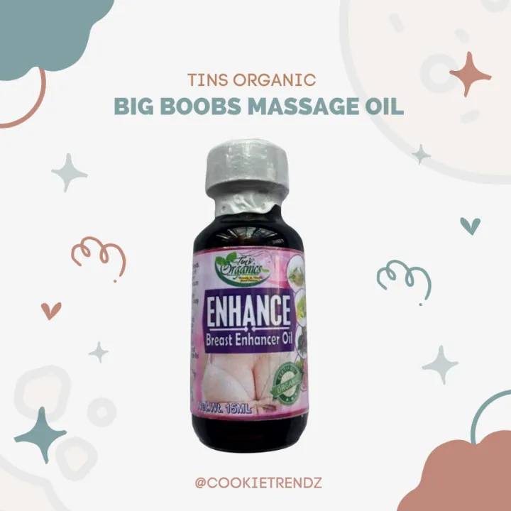 Cookie Trendz Breast Enhancer Oil Tins Organic Boobs Enhancer