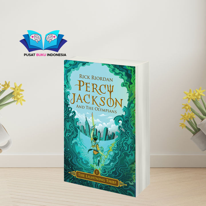 Buku Bacaan Novel Percy Jackson #1: The Lightning Thief Rick Riordan Original