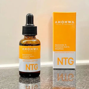 Tinh Chất AHOHWA 30ml - Whitening Ampoule NTG Giúp Da Đều Màu Sáng Mịn - Hỗ trợ kiểm soát hắc sắc tố làm mờ các vết thâm sạm cực kỳ hiệu quả. Phục hồi và dưỡng da sáng khỏe từ sâu bên trong. Đặc biệt hỗ trợ làm dịu da bổ sung độ ẩm giúp da luôn căng mư