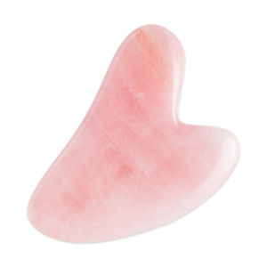Salorie Natural Rose Jade Roller Face Massage Gua Sha Board Crystal Stone Jade Massager Body Facial Eye Scraping Acupuncture Face Lift