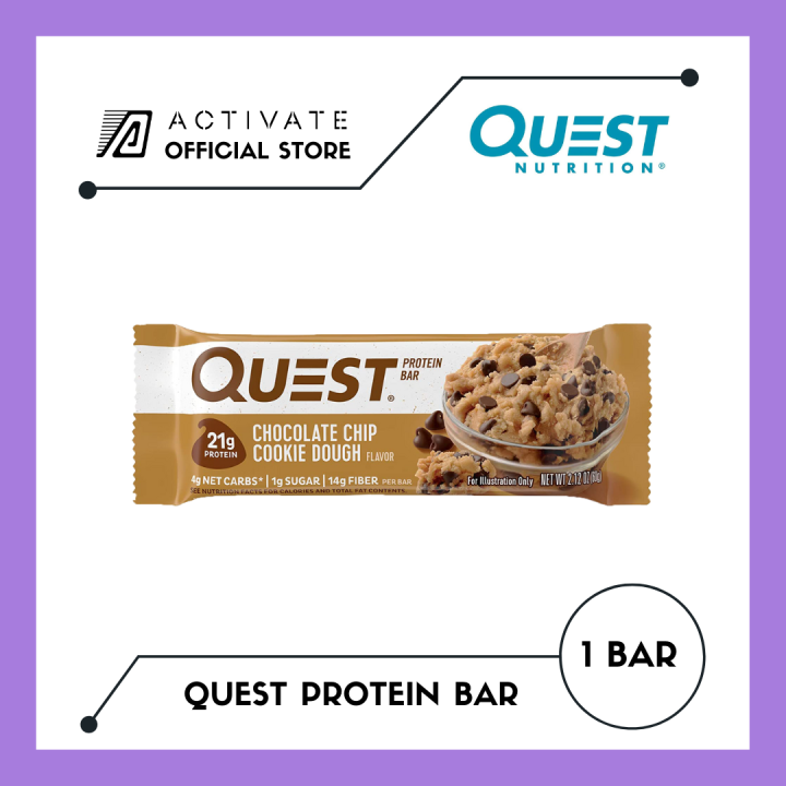 Quest Nutrition Protein Bar 1 Piece , High Protein, Low Carb, No Gluten