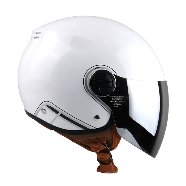 NOMAD%20ZYCLO%20PD%20S0%20Open%20Face%20Dual%20Visor%20Motorcycle%20Helmet%20%7C%20ECE%20CERTIFIED%20%7C%20Free%20Clear%20Visor%20-%20Image%202