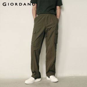 Giordano Korea Collection Mens Nylon Cotton Elastic Waist Cargo Pants 01115559