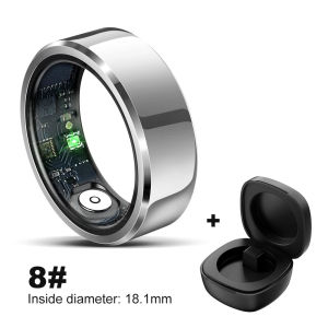 Smart Ring For Men Women Health Monitoring  Oxygen IP68 Waterproof Multi Sports Modes Long Standby Smart Ring