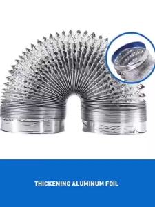 Insulation Duct Hose Kitchen Bathroom Replacement Part Aluminum Foil Retractable range hood hose