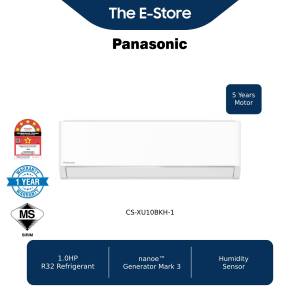 [Delivery By Seller] [NUR] Panasonic X-Premium Inverter XU Series Air Conditioner [1.0HP/1.5HP] | CS-XU10ZKH-1 CS-XU13ZKH-1 CS-XU10BKH-1 (Nanoe X Air Con Aircon AirCond Air Cond Murah 冷气机) - Installation Available Optional