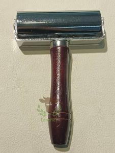 LEATHER PRESS EDGE ROLLER 100MM IRON LEATHER CRAFT TOOL SMOOTHER