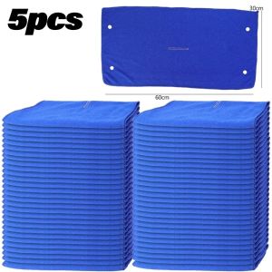 10Pcs Microfiber Mop Pads Reusable Blue Furniture Flooring Mop Head Replacement Washable Rag Towel Strong Water Absorption Cloths