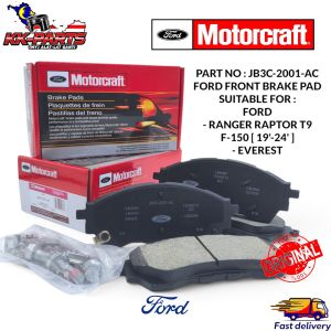 Ford Ranger Raptor T9 F-150 Everest Front Brake Pad JB3C-2001-AC Set (4Pcs) - Pad Brek Depan Raptor Everest PnP