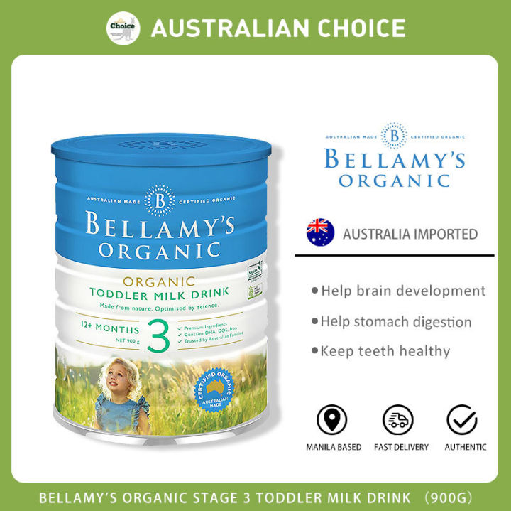 Bellamys Organic Toddler Milk Drink Step 900g (12+ Month - Main Image