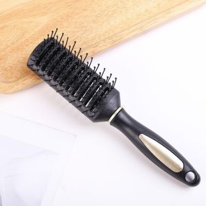 SIERWU Lông bàn chải bằng nylon mềm Lược chải tóc có đệm khí Tay cầm bằng nhựa Chống tĩnh điện Lược chải tóc xoăn  Chuyên nghiệp Lược massage da đầu Dụng cụ tạo kiểu tóc