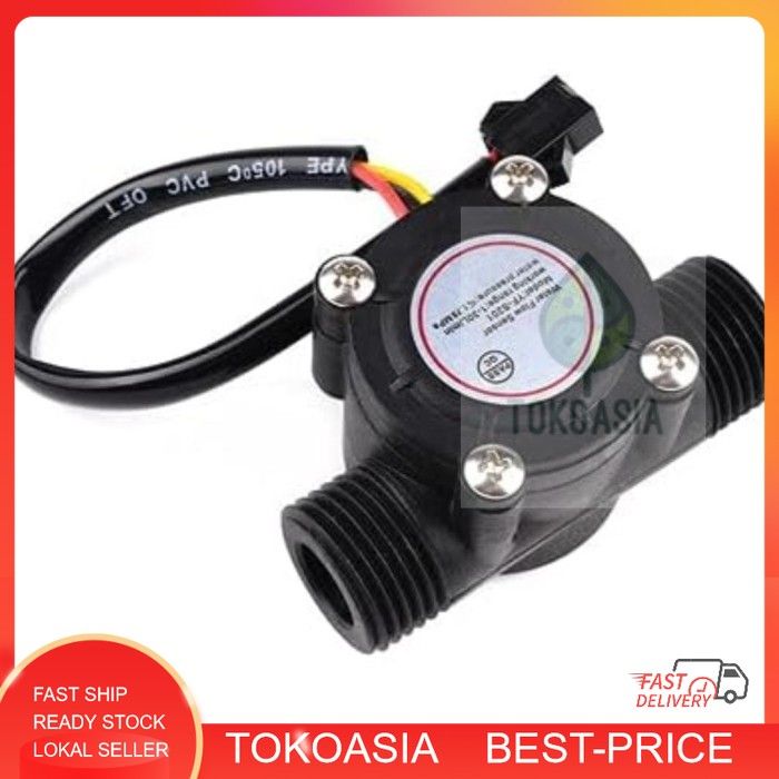 YF-S201 WATER FLOW SENSOR 1/2" 0.5inch aliran air | Lazada Indonesia