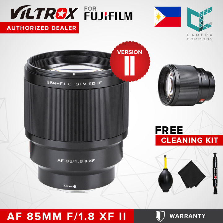 Viltrox PFU RBMH 85mm F1.8 STM AF V1 V2 Autofocus Lens Portrait Fixed Focus  Lens for Fujifilm X Mount Mirrorless Camera | Lazada PH