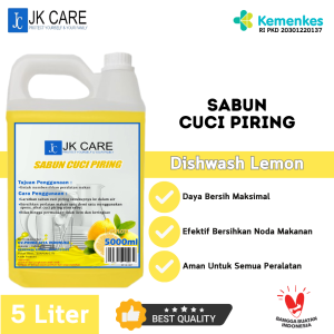 Sabun Cuci Piring Lemon 5 Liter Membersihkan Semua Noda Pada Peralatan Makan
