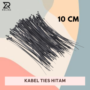 Kabel Ties 10cm Hitam / Kabel Tis / Tali Kabel / Pengikat Plastik / Ka