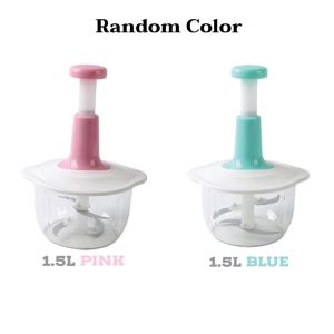 Home Hand-operated Chopper Kitchen Pressing Meat Grinder Household Vegetable Fruit Chopper Household Kitchen Tools