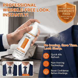 3-Second Wrinkle Releaser Spray Anti-Static Fabric Softener Wrinkle-Removing No-Iron Anti Wrinkle Spray Antibacterial Spray