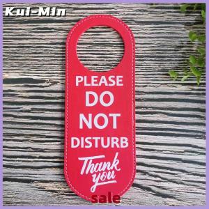 Kui-Min Door Sign Hanger Tags Cleaning Label Do Not Disturb Signs Double-Sided Tag