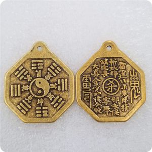 Đồng Xu Bát Quái Âm Dương Phong Thuỷ May Mắn