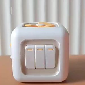 Montessori 6 in 1 Activity Busy Cube for Baby 6-12-18 Month Busy Board Learning Toy Car Travel Activities Fine Motor Toy for Kids Hands-on Ability Learning Developmental Baby Gift