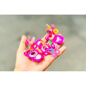 Kẹp Mái gấᴜ Dâu Lotso Mẫu Chong Chóng Cute - 1 Cái