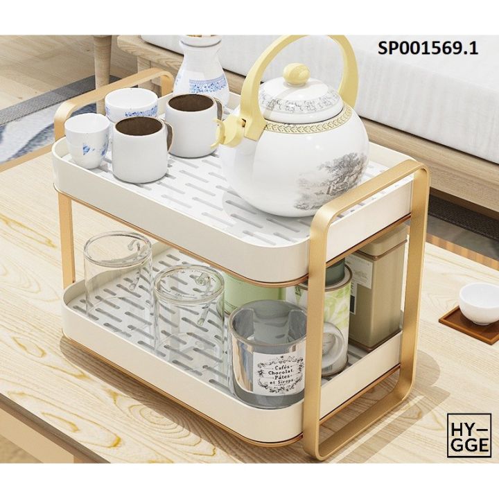 Kệ úp cốc 2 tầng đa năng,có khay hứng nước tháo lắp dễ dàng,,Kệ giá úp ...