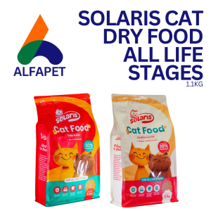 Solaris cat dry food all life stages 1.1kg makanan kucing