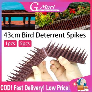 ⭐【LazTop Seller】Outdoor Plastic Security Fence Spikes Bird Repellents Available on Orchard Farms for Pigeons Spikes Raccoon Spikes Cat Spikes Bird-Spikes