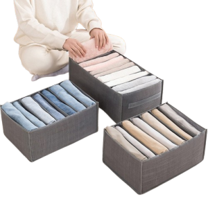 Perlengkapan Rumah Organizer Pakaian Box Storage Box Kotak Penyimpanan Serbaguna Baju Barang Kotak Sekat C15