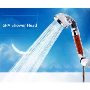 Kepala Shower Filter Aerator 4in1 Mineral Ion Pressure Shower Head SPA Saringan kotoran Head