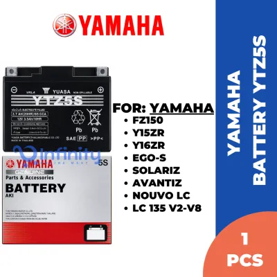 YAMAHA Battery (YTZ5S) For Lc135/ Y15zr/ Y16/ Fz150/ Ego-S/ Avantiz/ Solariz/ Honda Wave/ Ex5 Yuasa Thailand