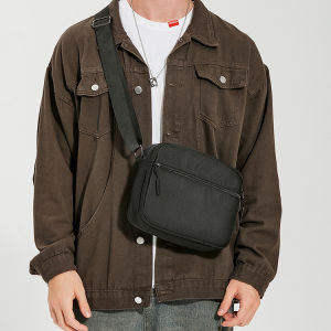 Men Bag Waterproof Oxford Messenger Bag Sling Bag For Men