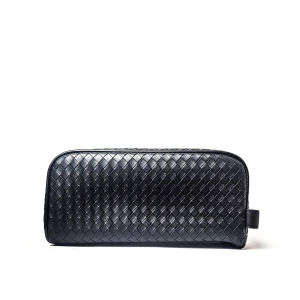 Clutch Handbag Kulit Pria BOTEGA SK 105 PU Pouch Black Formal