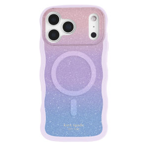 Kate Spade New York iPhone 16/iPhone 17 Wavy Opal Iridescent MagSafe Compatible Case
