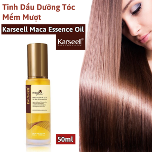 Tinh Dầu Dưỡng Tóc KARSEELL Maca 50ml Dưỡng Tóc Khô Sơ Tóc Nhuộm Phục Hồi Mềm Mượt Chuẩn Salon.