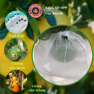 100 Túi Bọc Trái Cây 18x19cm Bao Bọc Trái Cây Hoa Quả Ổi Cam Bưởi Túi Bọc Trái Cây Ánh Dương Kích Thước 18x19cm - VUA BAO BÌ