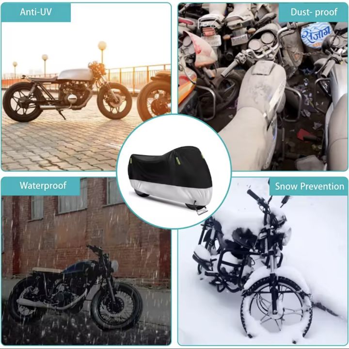 🛵🧥ไม่พังเป็น10ปี🛵🧥ผ้าคลุมรถมอเตอร์ไซค์ กันลม กันฝน กันแดด กันฝุ่น ...