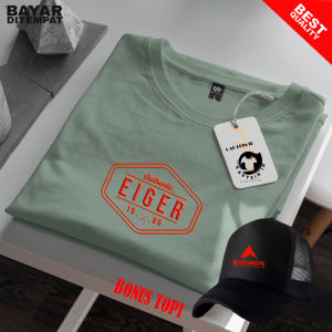 COD bonus TOPI/ Kaos Distro EGR 1985 text merah Premium Quality - Baju Kaos Lengan Pendek Pria Wanita Dewasa Remaja Bahan Katun 30s Adem