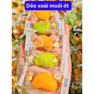 KẸO XOÀI DẺO MUỐI ỚT 500G/1kg - Bánh kẹo candy food đồ ăn vặt